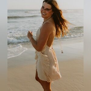 Tan Free People Dress